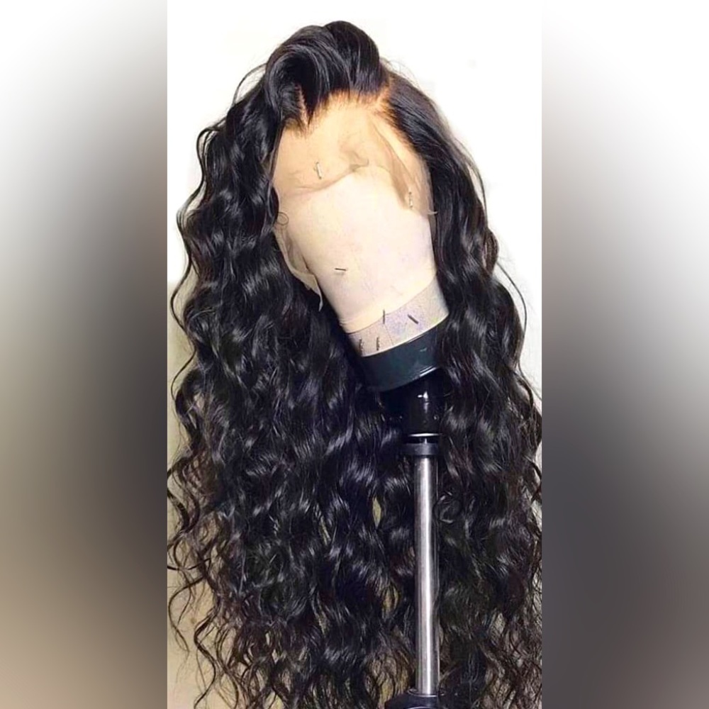 360 lace!! Human hair lace front wig! 18”